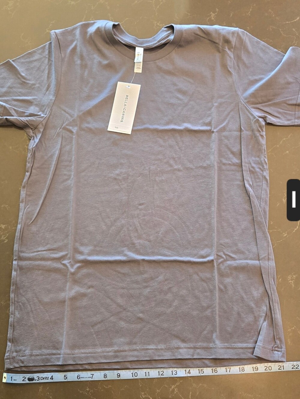 Bella Canvas Men’s Short Sleeve T-Shirt in Mauve Gray